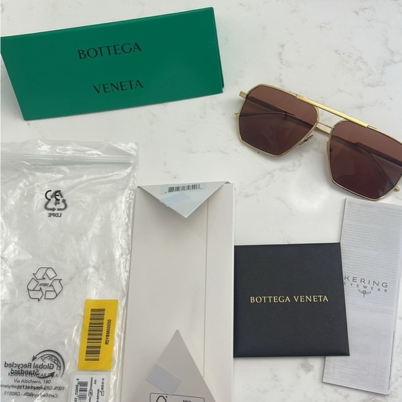 Bottega Veneta Angular Sunglasses